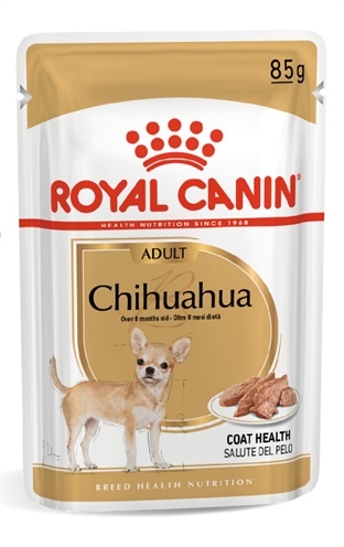 ROYAL CANIN Natvoer Chihuahua Pouch - Stimuleert eetlust & ondersteunt huid en vacht - 12x85 g