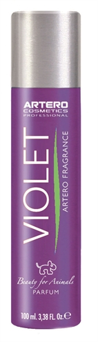 ARTERO Parfumspray voor hond Violet - Heldere bloemengeur | Elegante aluminiumfles - 90 ml