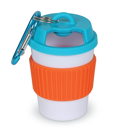 BRIGHTKINS Treat Dispenser Pup Coffee – BPA-vrij met clip