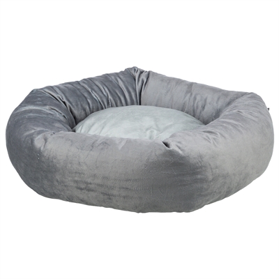 TRIXIE Hondenmand Lionel Gerecycled Rond Grijs 60×60 cm – Duurzaam