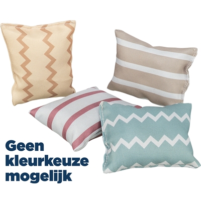 TRIXIE Speelkussen Catnip Katoen Assorti 9×7 cm – Kattenspeeltje