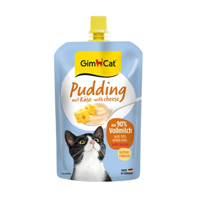 GIMCAT kattenpudding met kaas 100 g – romige lactosearme traktatie
