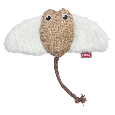 TRIXIE kattenspeeltje Rog pluche met catnip 15 cm wit/beige