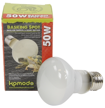 KOMODO Warmtelamp ES | 90% IRA-warmte voor reptielen - 50W - E27