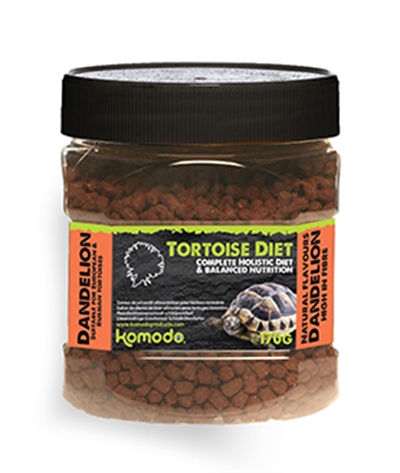 KOMODO Schildpadvoer Paardenbloem Compleetvoer in pellets, veel vezels Ca:P 3.5:1 - 170 g